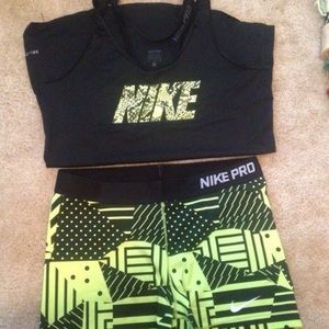 Nike pro running outfit